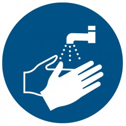 Hände waschen ISO 7010-M011